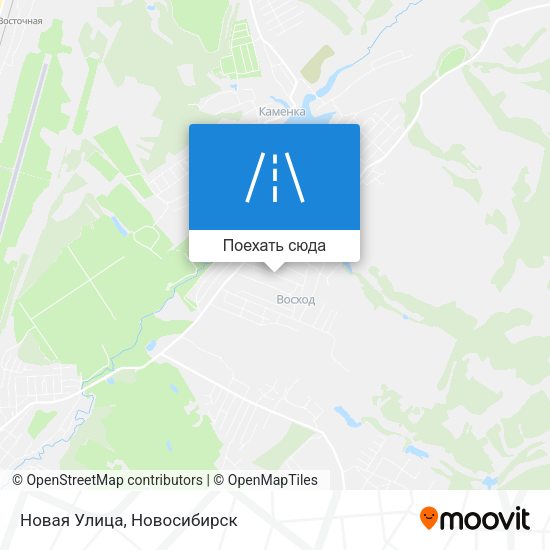 Карта Новая Улица