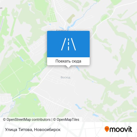 Карта Улица Титова