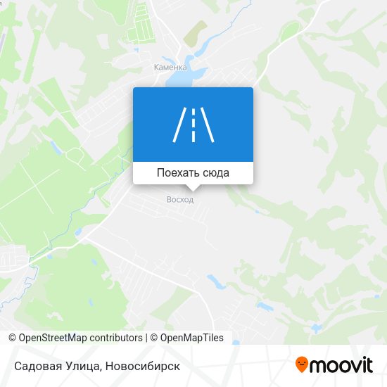 Карта Садовая Улица