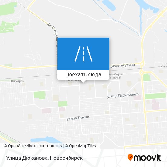 Карта Улица Дюканова
