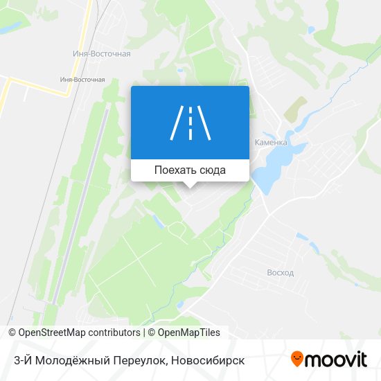 Карта 3-Й Молодёжный Переулок