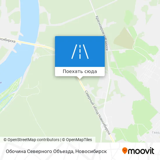 Карта Обочина Северного Объезда