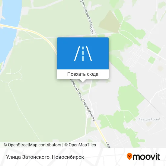 Карта Улица Затонского