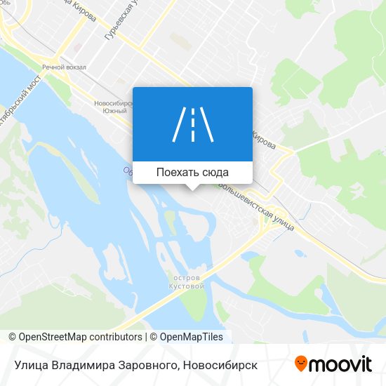 Карта Улица Владимира Заровного