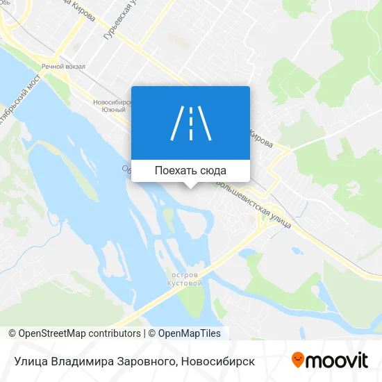 Карта Улица Владимира Заровного