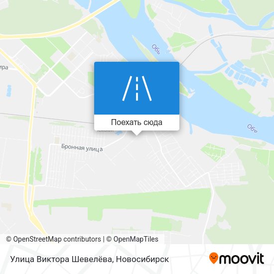 Карта Улица Виктора Шевелёва