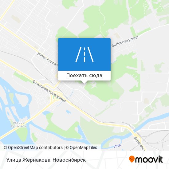Карта Улица Жернакова