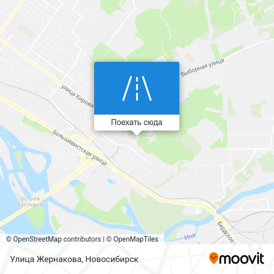 Карта Улица Жернакова