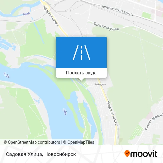 Карта Садовая Улица