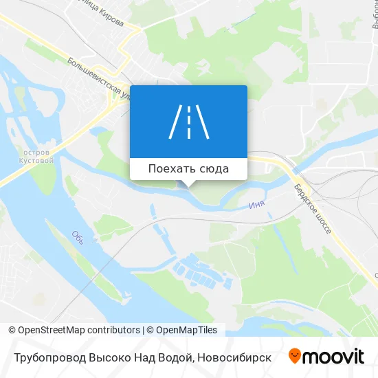 Карта Трубопровод Высоко Над Водой