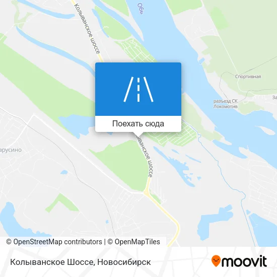 Карта Колыванское Шоссе