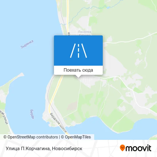 Карта Улица П.Корчагина