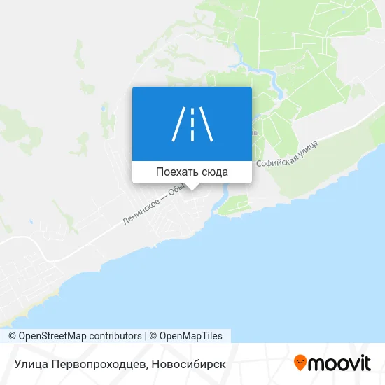 Карта Улица Первопроходцев