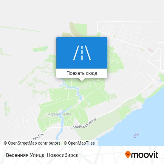 Карта Весенняя Улица