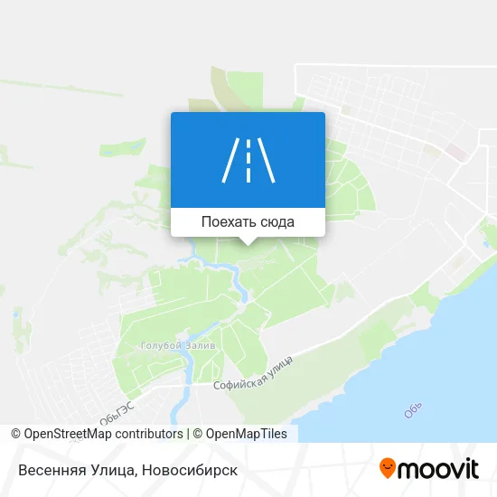 Карта Весенняя Улица