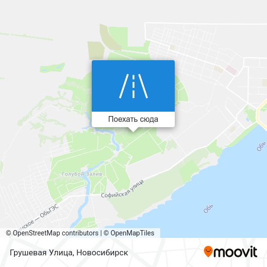 Карта Грушевая Улица