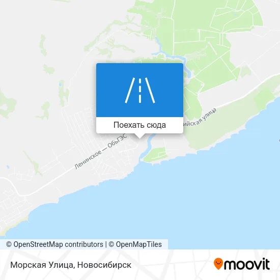 Карта Морская Улица