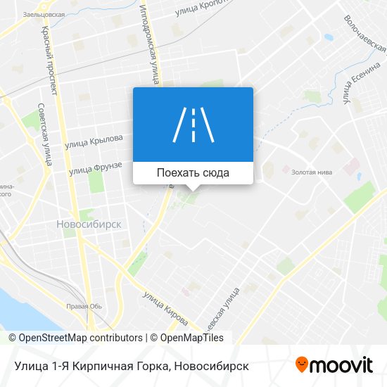 Карта Улица 1-Я Кирпичная Горка