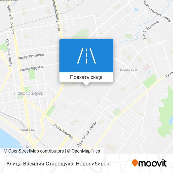 Карта Улица Василия Старощука