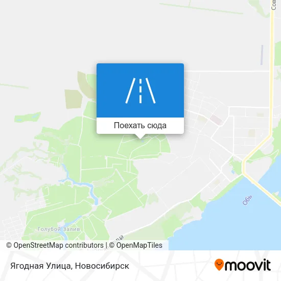 Карта Ягодная Улица