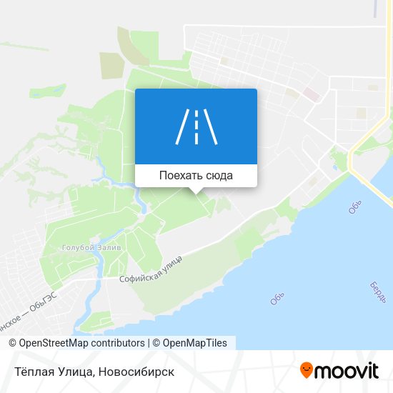 Карта Тёплая Улица