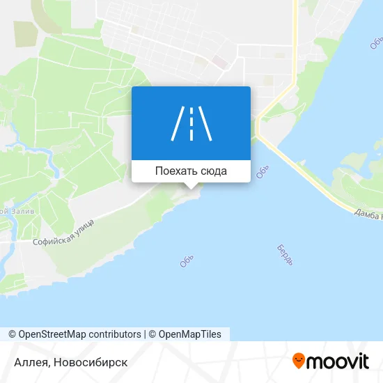 Карта Аллея