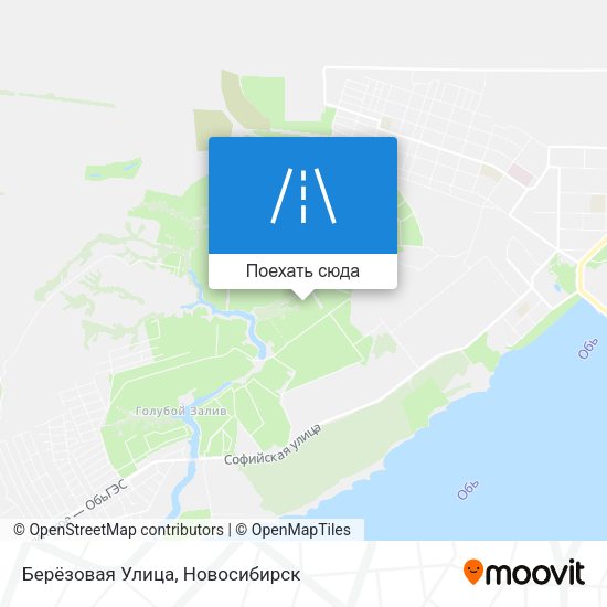 Карта Берёзовая Улица