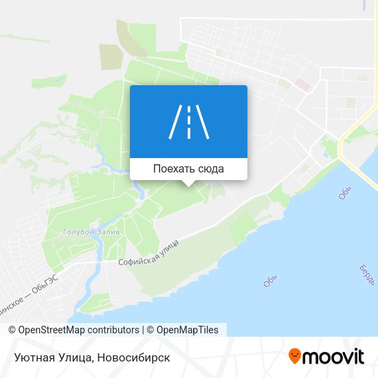 Карта Уютная Улица