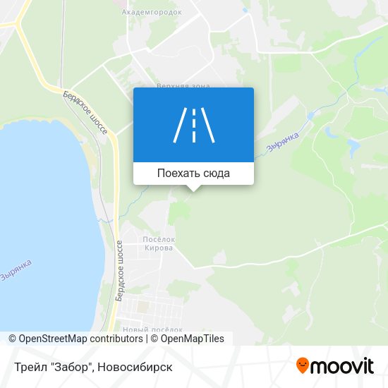 Карта Трейл "Забор"