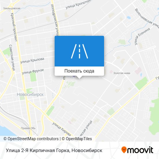 Карта Улица 2-Я Кирпичная Горка