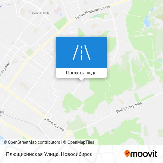 Карта Плющихинская Улица