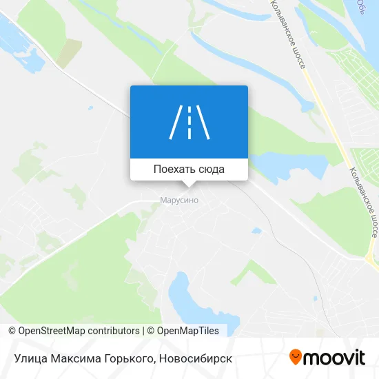 Карта Улица Максима Горького