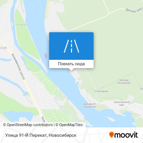 Карта Улица 91-Й Перекат