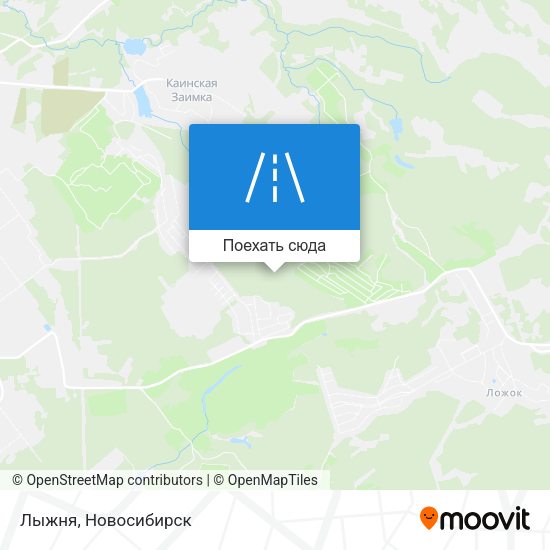 Карта Лыжня