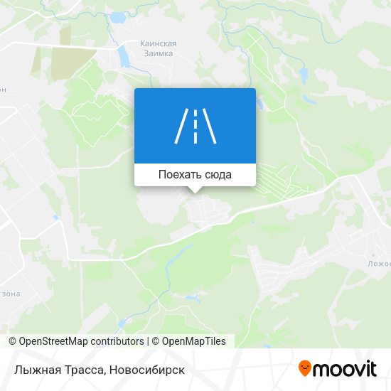 Карта Лыжная Трасса
