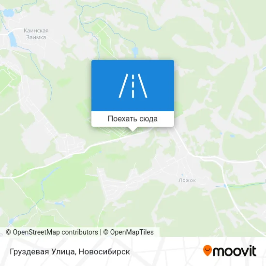 Карта Груздевая Улица