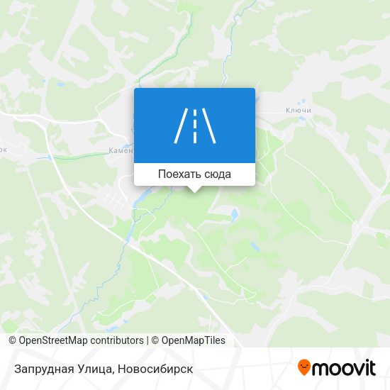 Карта Запрудная Улица