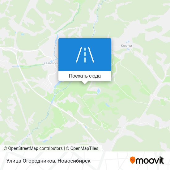 Карта Улица Огородников