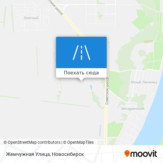 Карта Жемчужная Улица