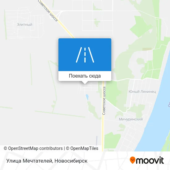 Карта Улица Мечтателей