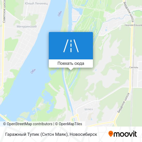 Карта Гаражный Тупик (Снтсн Маяк)