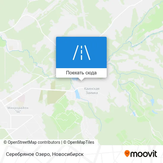 Карта Серебряное Озеро