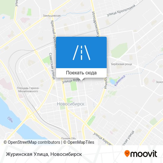 Карта Журинская Улица