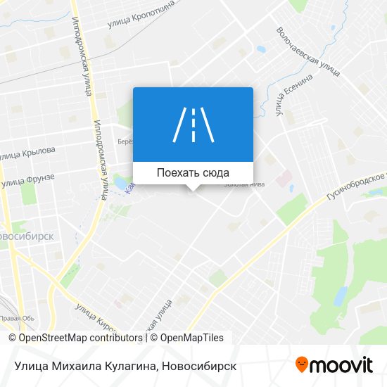 Карта Улица Михаила Кулагина