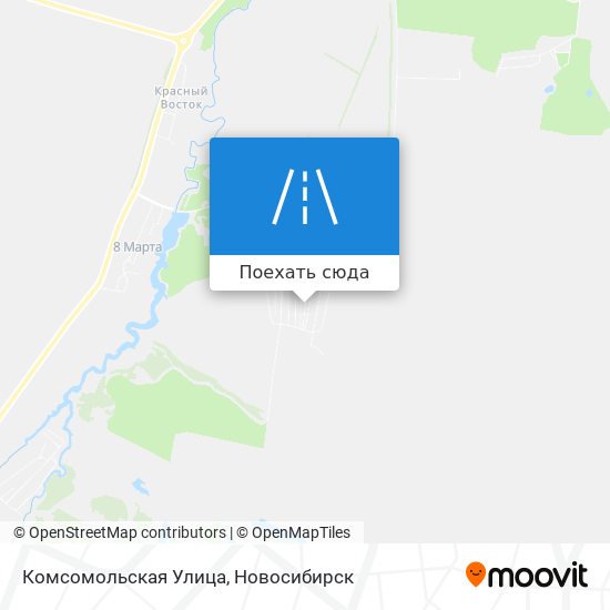 Карта Комсомольская Улица