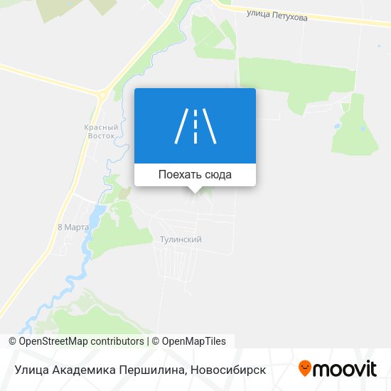 Карта Улица Академика Першилина