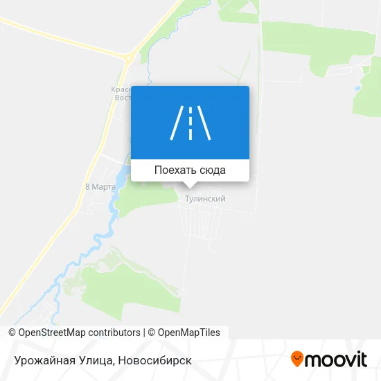 Карта Урожайная Улица