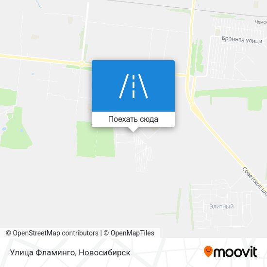 Карта Улица Фламинго