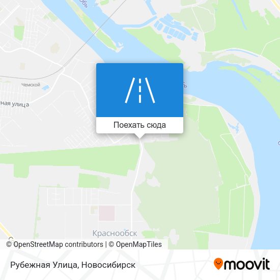 Карта Рубежная Улица
