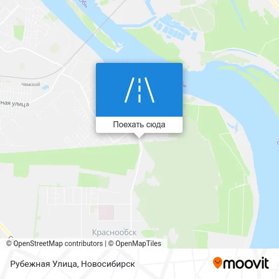 Карта Рубежная Улица